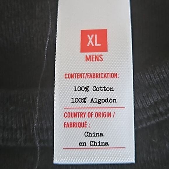 NWOT Target Men’s Black Long Sleeve T-Shirt Back Skeleton Graphic Print Size XL - Picture 6 of 6